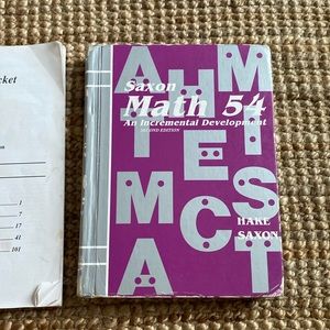 Saxon math 54 Book